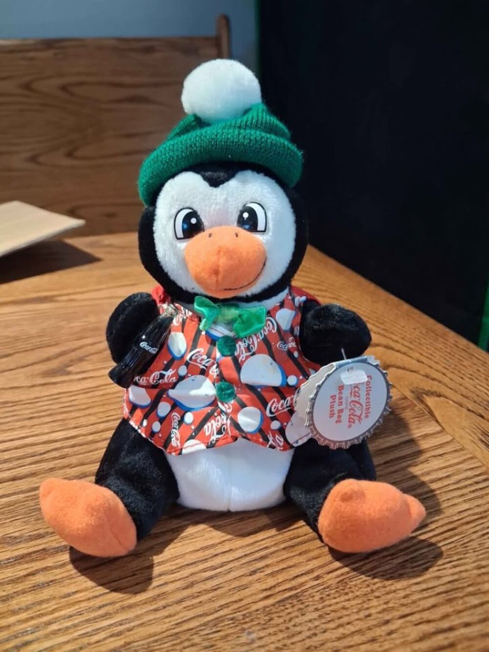 Vintage 90s Collectable Coca-Cola Bean Bag Plush